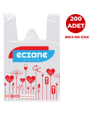 25x45 Atlet Bio Eczane Poşeti 200 Adetli Küçük