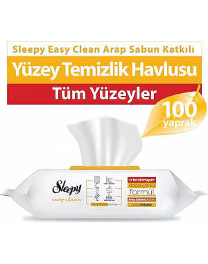 Sleepy Arap Sabunu katkılı Yüzey Temizleme Havlusu Ekstra Büyük Ekstra Kalın