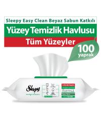 Sleepy Beyaz Sabun Katkılı Yüzey Temizleme Havlusu Ekstra Büyük Ekstra Kalın